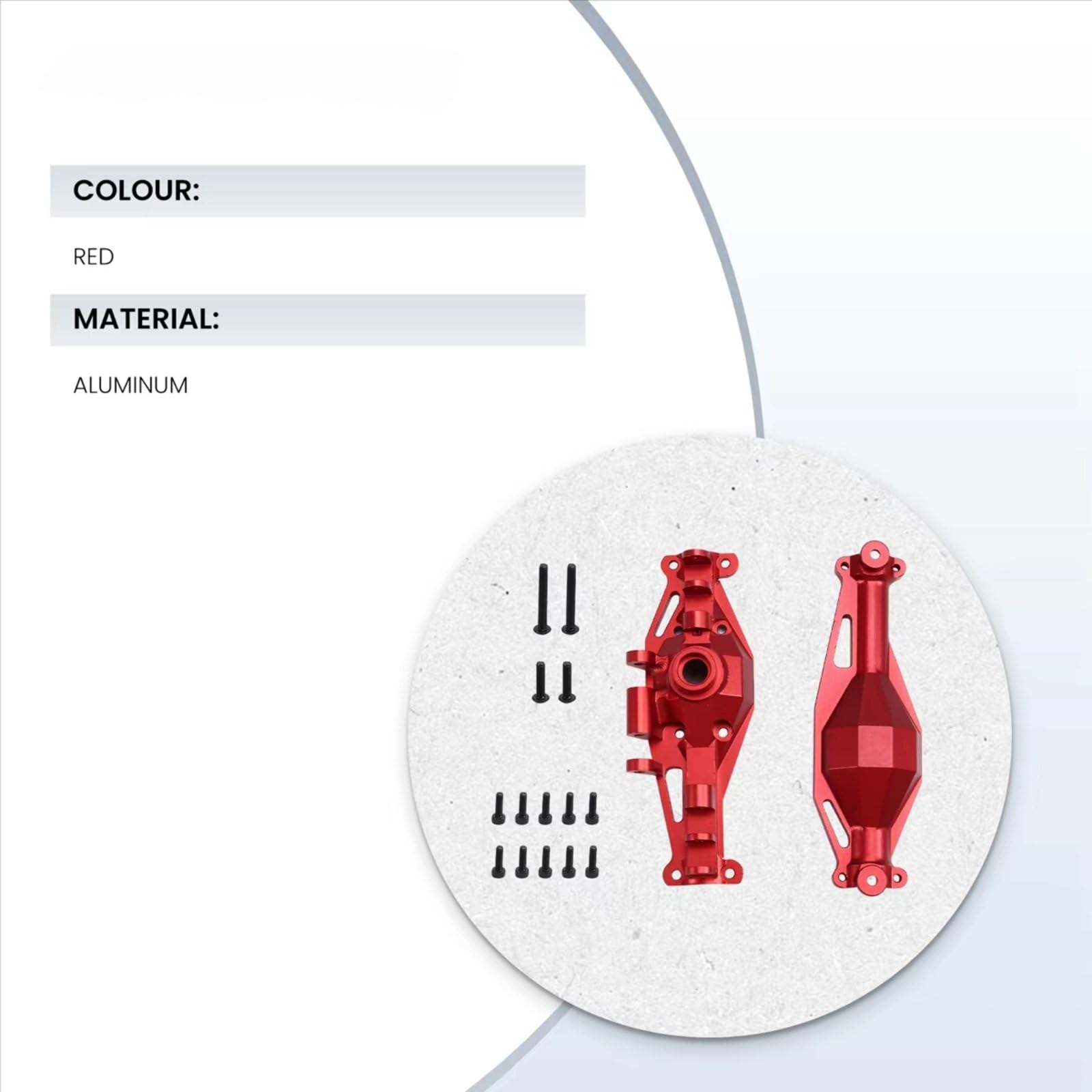 Ricambi Crawler RC Per H12Y H12Y + 1/12 RC Auto Aggiornamenti Parti Componenti Accessori Modifiche Sostituzioni Riparazioni Kit Alloggiamento Asse Anteriore E Posteriore
