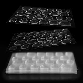 480pcs (20 Sheets) Adhesive Tabs Waterproof Breathable Glue Tabs Double-Sided Nail Jelly Sticker Super Sticky Fake Nail Glue Stickers Transparent Flexible for Manicure