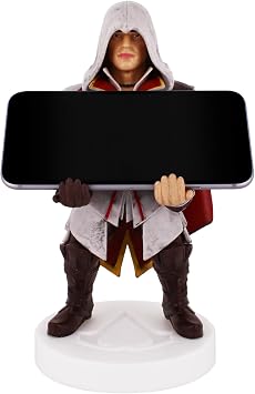 Cableguys Assassin's Creed Ezio Gaming Figure - Accessory Stand for Controller or Smartphone - USB Cable Included - 20 cm