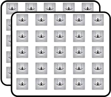 Gymnastics Rings Sport Icon Art Decorative Scrapbooking Sticker Waterproof Vinyl Stickers for Water Bottle, Laptop & Phone Case 50 Pack
