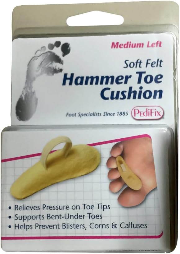 Pedifixhammer toe cushion, medium left - 1 ea