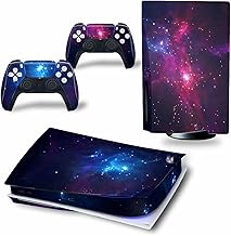 BUCEN for PS5 Skin Disc Edition & Digital Edition Console and Controller Vinyl Cover Skins Wraps Scratch Resistant, Compatible 14739 Anti Scratch (Size : Disc Version)