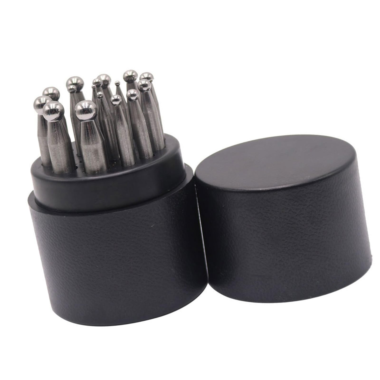 Acciaio Gioielli Punzoni Tool Set 15/17Pcs Martello Texture Artigianato Forniture Rotondo Metallo Set
