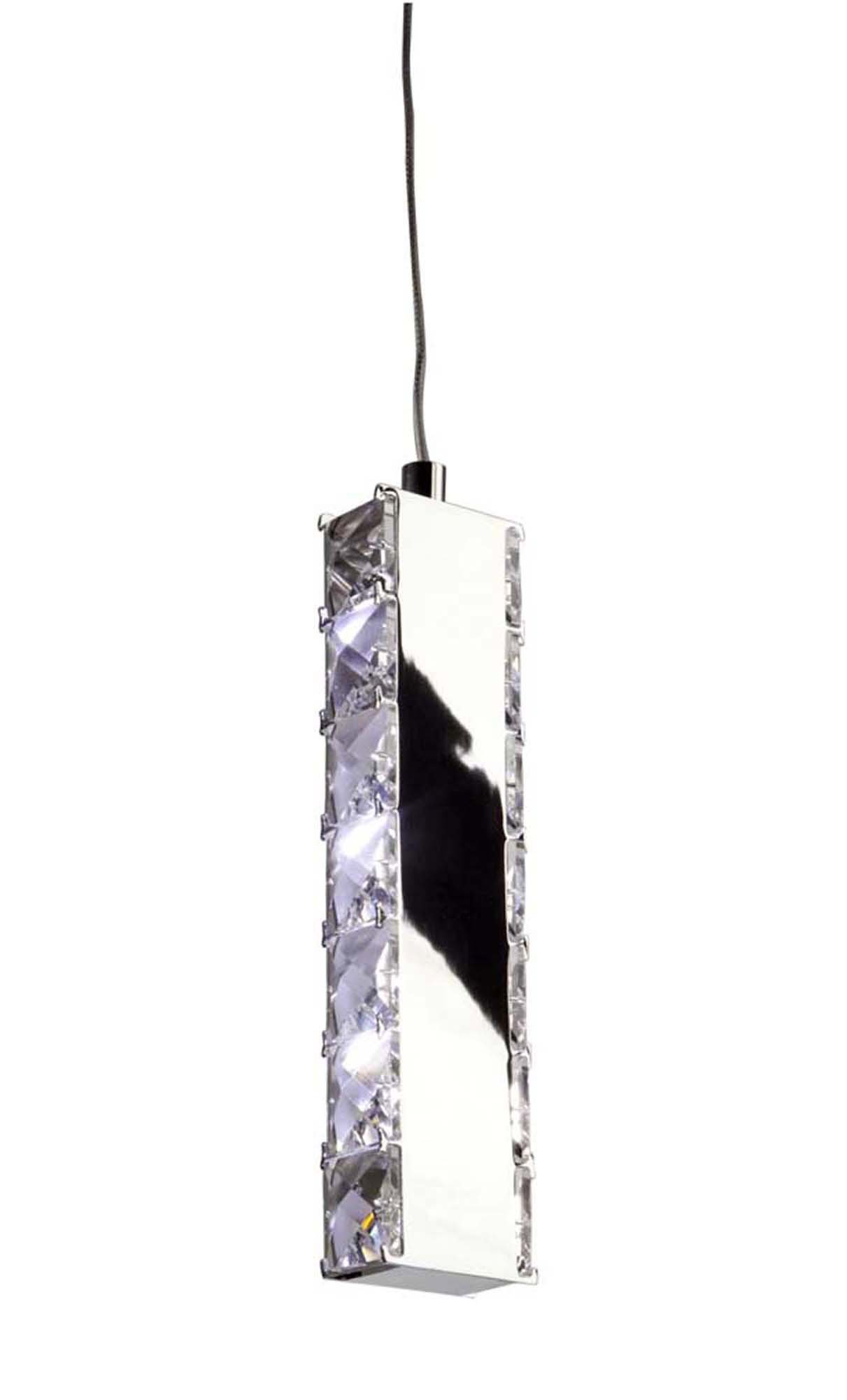 Artcraft Lighting Eternity Contemporary Mini Pendant Light, Polished Chrome