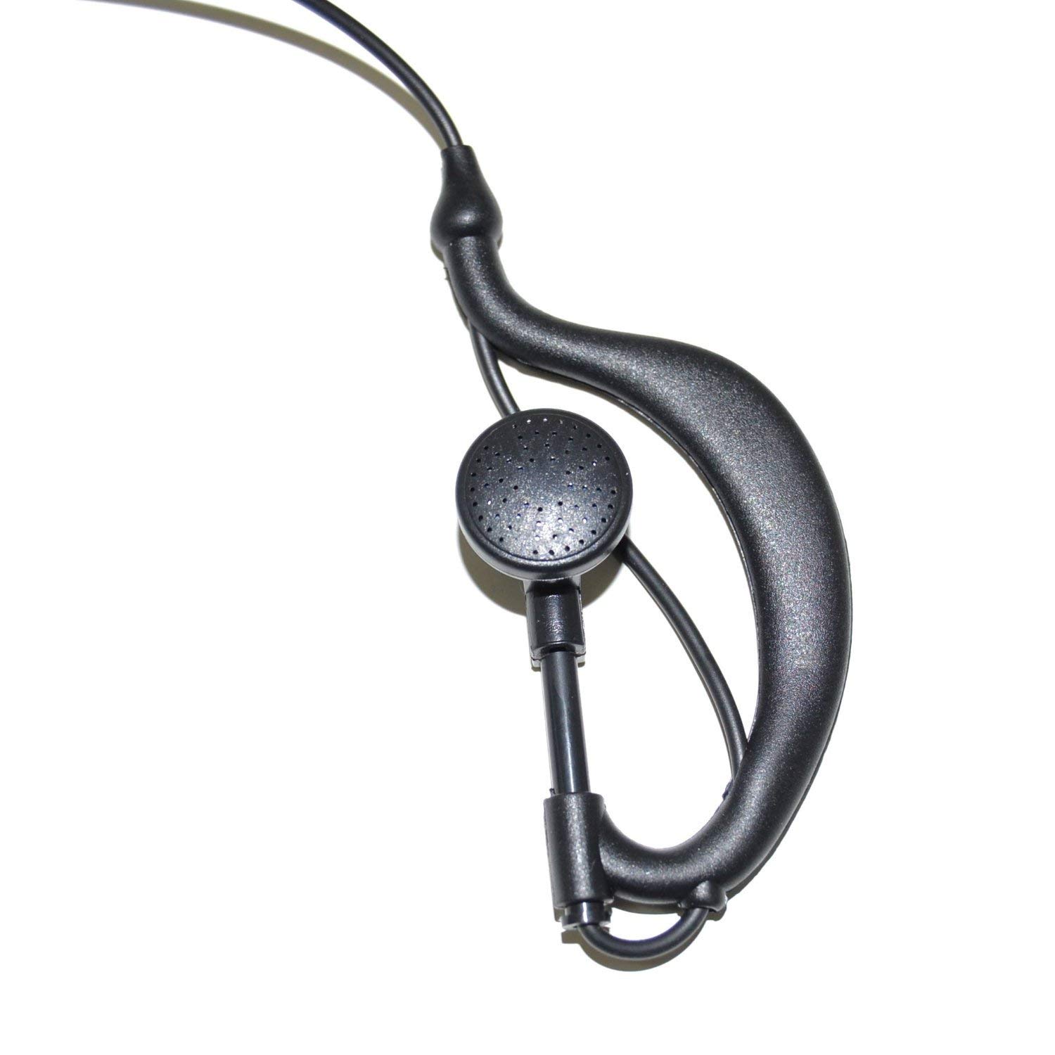 Pack De 2 Casques HQRP Pour Talkies-walkies Kenwood TK-3202, TK-3202K, TK-3202L