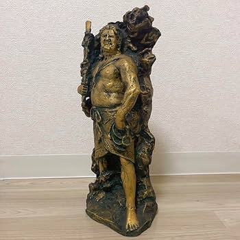 Amazon.co.jp: 北村西望作 不動明王 仏教 仏像 銅製 ブロンズ像 : ホビー