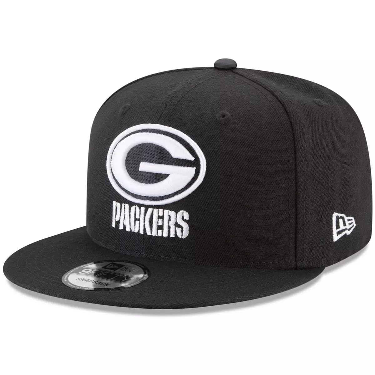 New Era NFL 9FIFTY Black/White Adjustable Snapback Hat Cap One Size Fits All