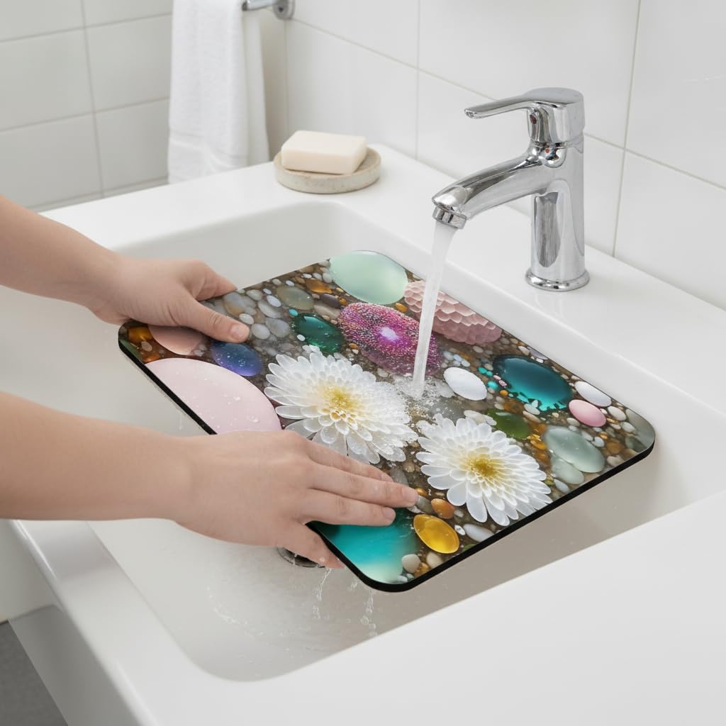 Tapis Bain Terre Diatomée Lavable, Color to 3, 60x90cm