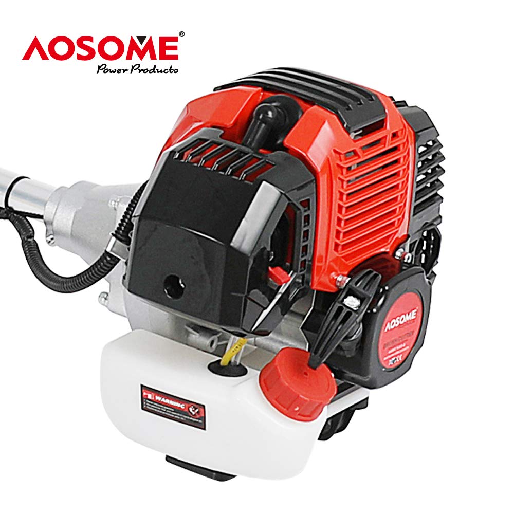 AOSOME M2600-3D Débroussailleuse Multifonction Thermique 4 en 1,Taille Haies, Tronconneuse, Rallonge - Débroussailleuse à Essence Professionnel Con Moteur 52cm³,2.2kw,3CV,2 Temps