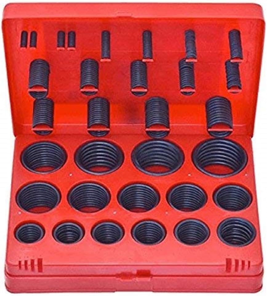 High Grade Rubber O Ring Kit In Imperial Sizes. Made Of Quality Nitrile Rubber Ideal For Maintenance, Plumbing, Engineers And Numerous Tasks.