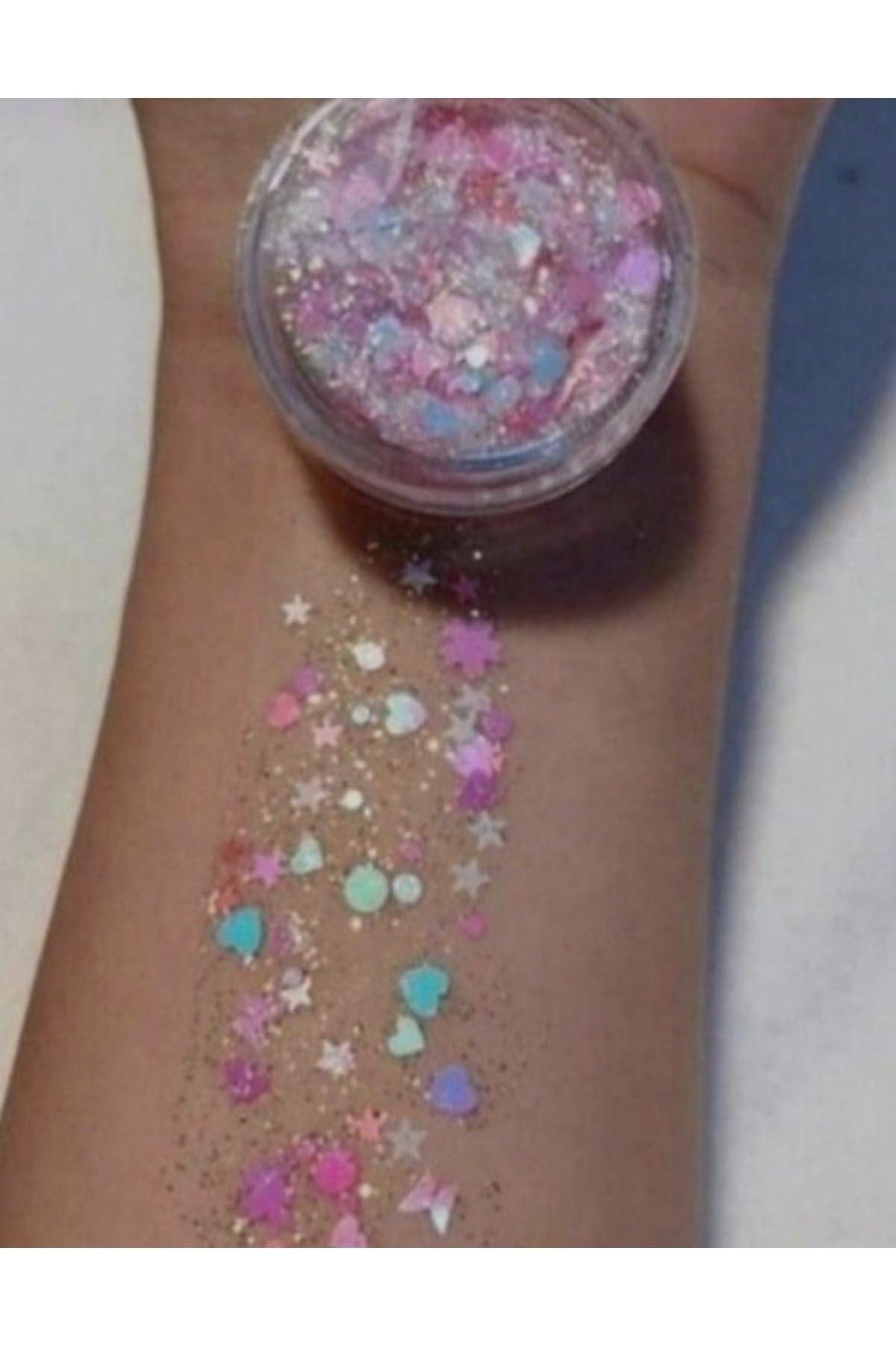 Hb Tasarım Glitter Jel Far Kalp -Kelebek Yansimalı, 53567577889