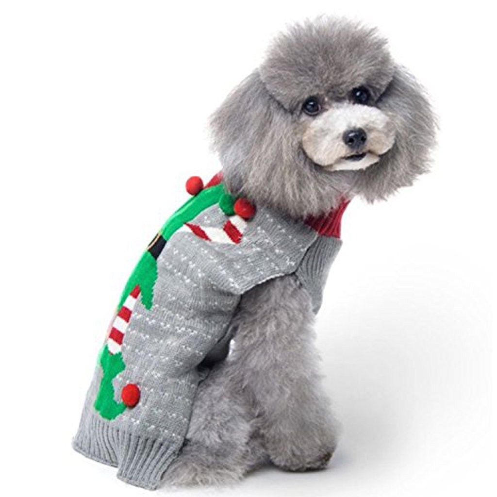 Pull pour Animaux de Compagnie Pulls de Noël laids Vêtements tricotés d'hiver Vêtements Chauds