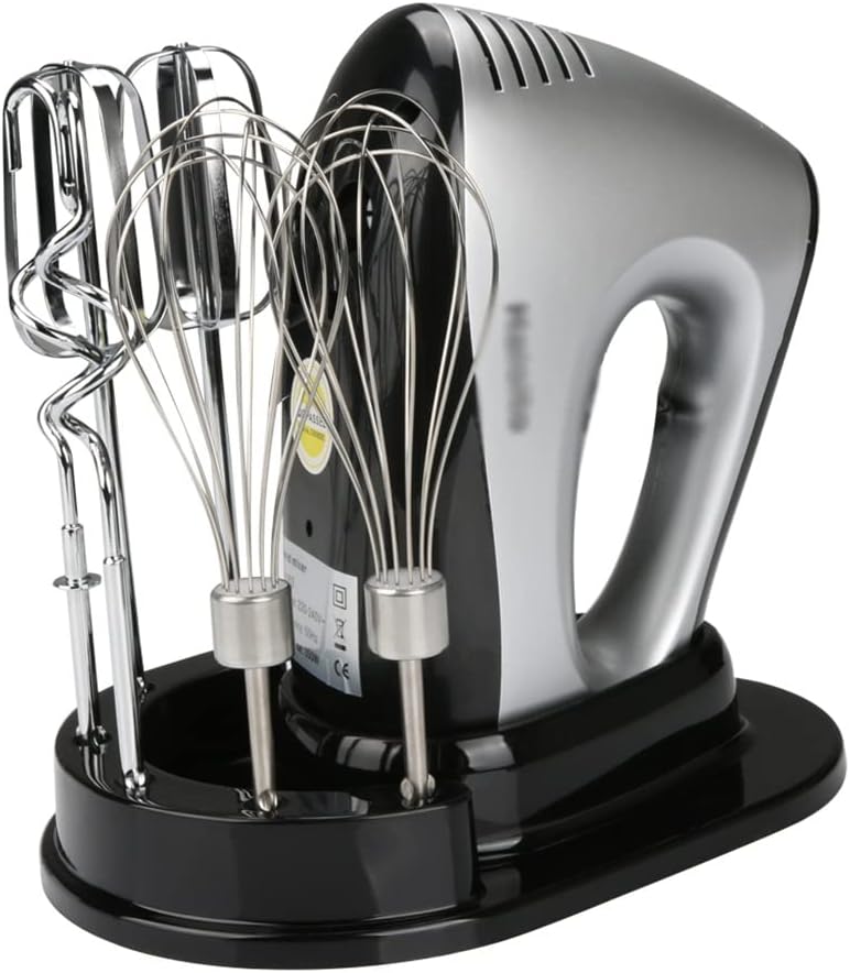 350W Electric Egg Beater Hand Mixer Milk Frother Cream Foam Maker Whisk (Color : A Size : As the picture shows)