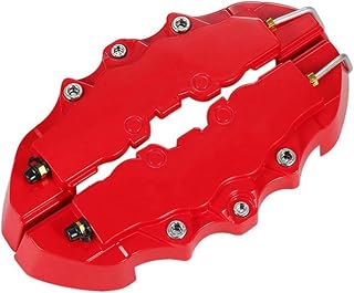ブレーキキャリパーカバー 車用ブレーキキャリパーカバー ユニバーサルフロント＆リア1組 全輪対応 レーシングアクセサリー(S)