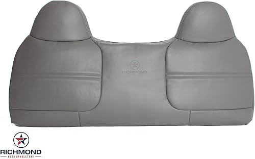 Richmond Auto Upholstery - Funda de vinilo de repuesto para asiento superior e inferior, color gris, compatible con Ford F250 XL 1999-2001 camión de