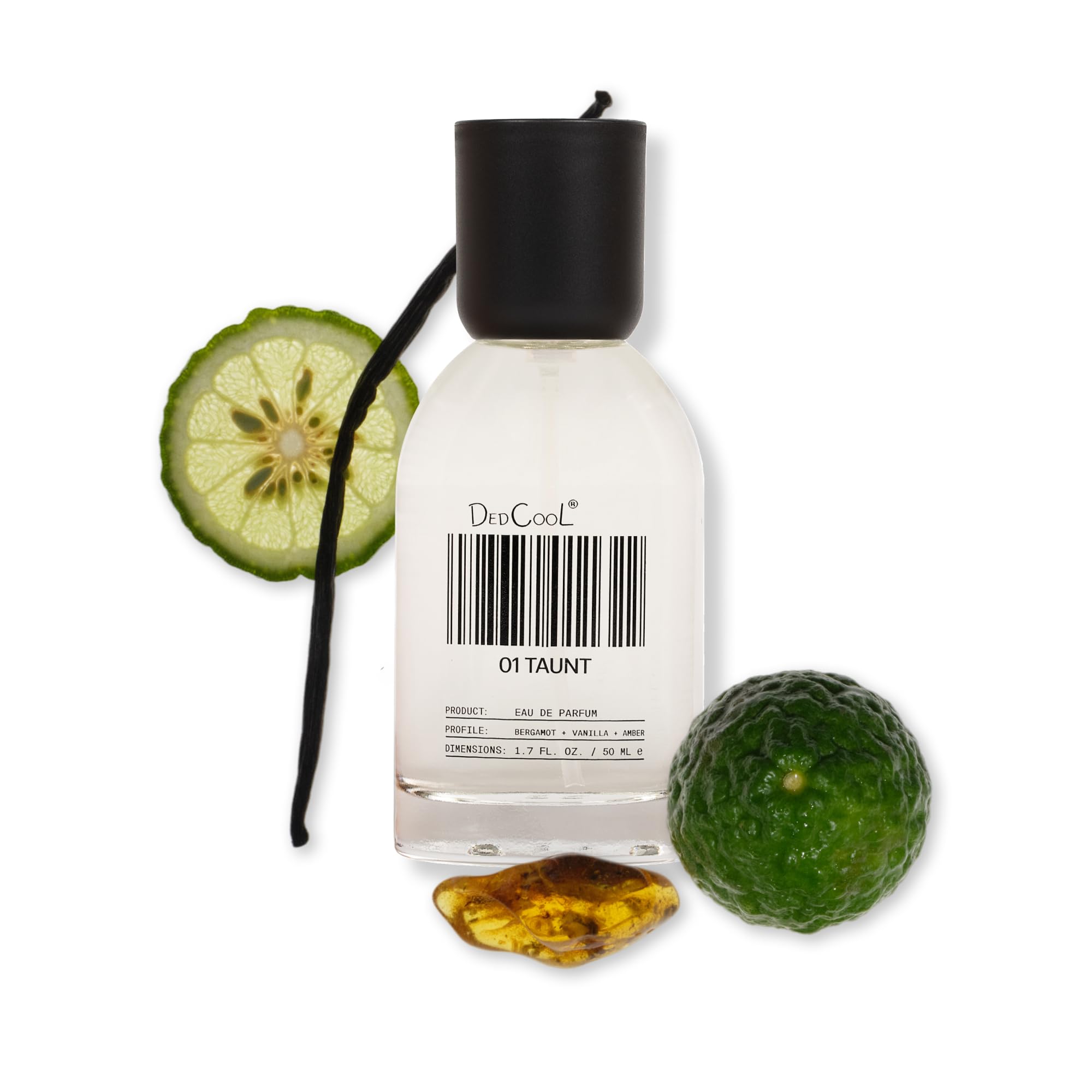 DedCool, Eau de Parfum, 01 Taunt, Clean Unisex Fragrance, 1.7 fl oz
