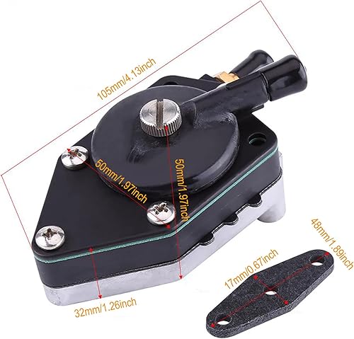 Miniatura 4 de 438556 Bomba de combustible para fueraborda Johnson Evinrude 438556 20-140 hp 48/90/115 Sierra 18-7352 Bomba de combustible, Reemplazar #388268