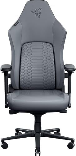 Razer Iskur V2 NewGen - Ergonomic Gaming Chair with Breathable Gen-2 EPU Leather with CoolTouch Technology - HyperFlex Lumbar Support - Ultra-Wide Shoulder Arches and Seat Base | Grey - 10