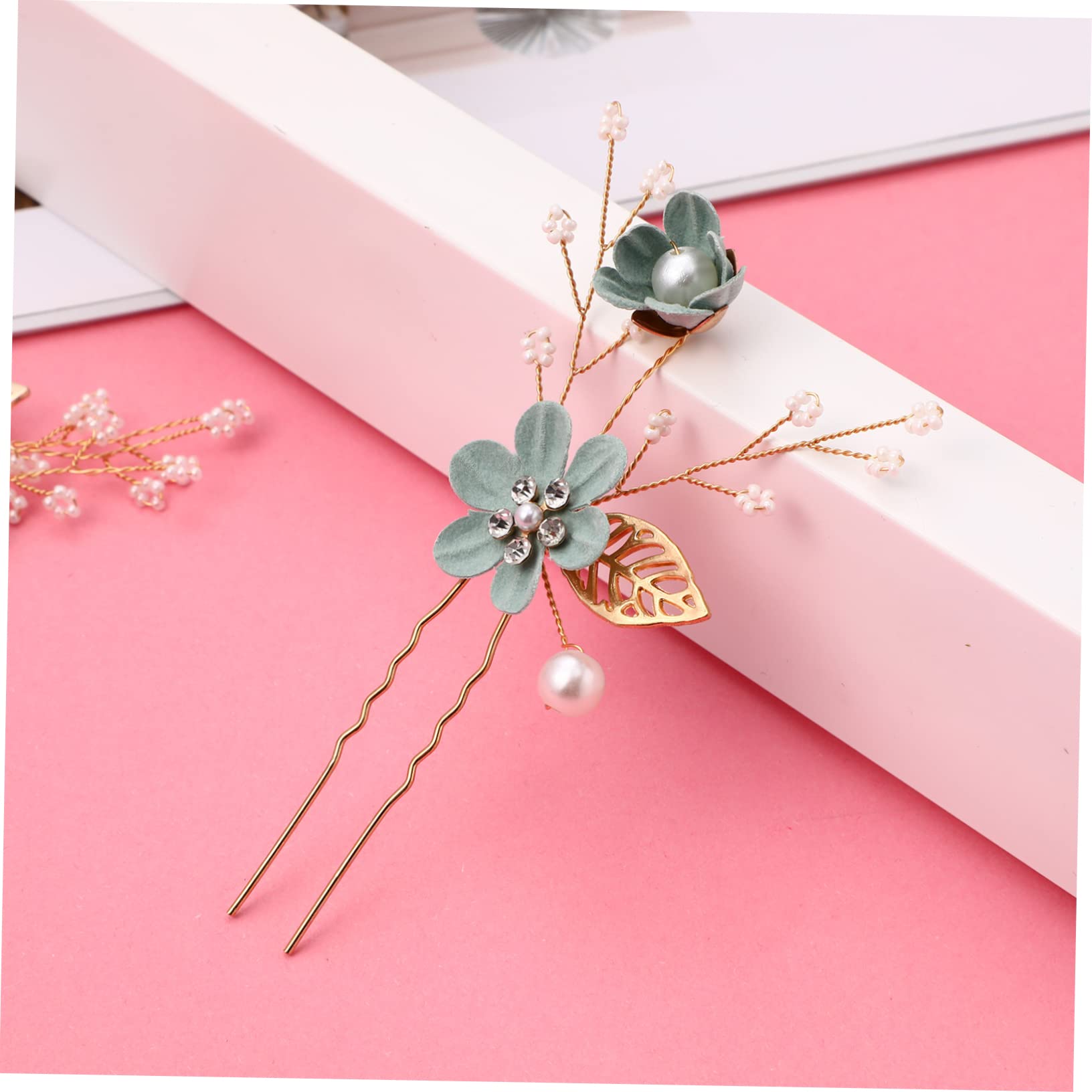 6sätze Retro Haarschmuck Mit Blumen-haarspangen Und Haarnadeln Teiliges Mit Perlen Und Blättern Haaraccessoires Für Hochzeiten Und Besondere Anlässe