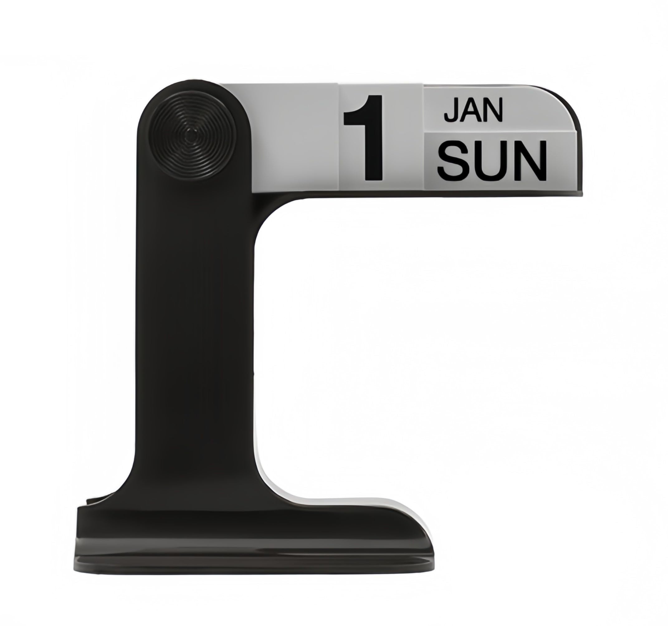 ZGantrix Flip Perpetual Calendar, Desk Calendar 2024-2025 For Daily Office Home Decor Desk Ornament Desk Accessories Home Office Decor Monthly Weekly Daily Desktop Perpetual Calendar (Black)