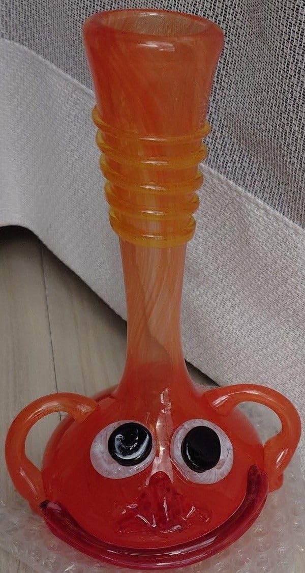 ハクション大魔王　花瓶　壺　ガラス製 ハクション大魔王 ガラス製 花瓶 壺 ツボ 硝子 置物 昭和レトロ - メルカリ