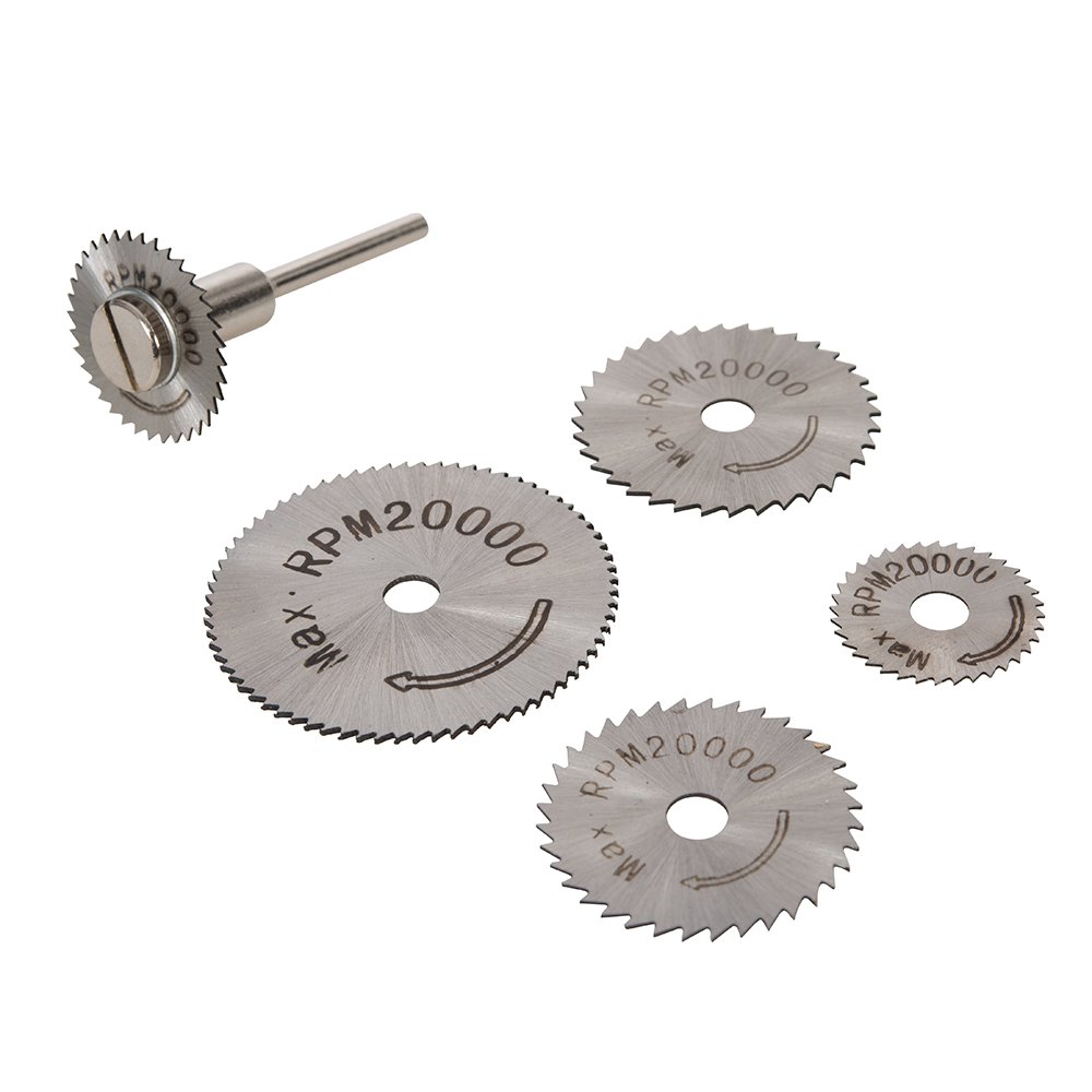 Silverline Dremel Rotary Tool Hss Saw Cutting Disc Set - 6 Piece