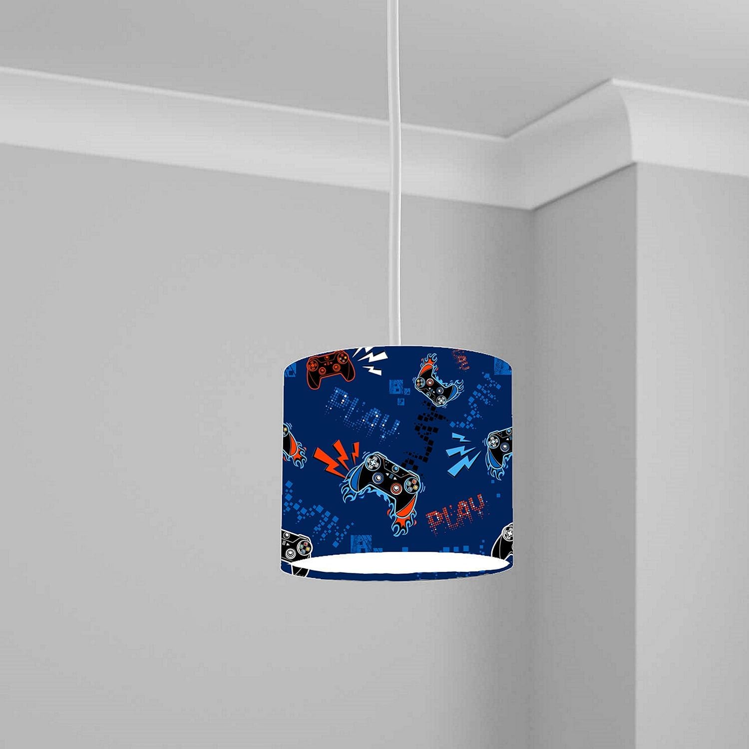 Gaming Controller lampshade Gamer Light Shade Lightshade 20CM X 18.5CM, Multicoloured