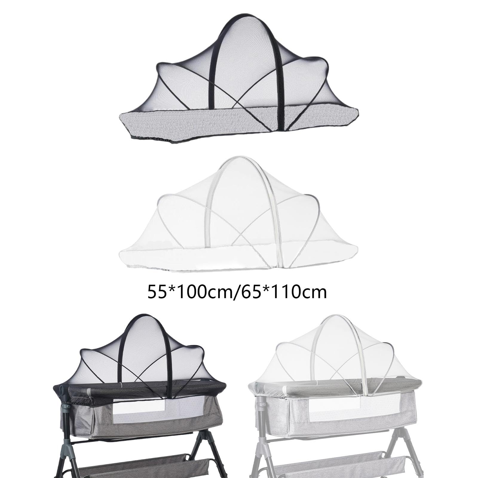Enakshi® Baby Crib Net Removeable Protective Canopy Folding for Home Nursery Room Crib Black S|Home & Garden | Bedding | Canopies & Netting - Image 5 thumbnail