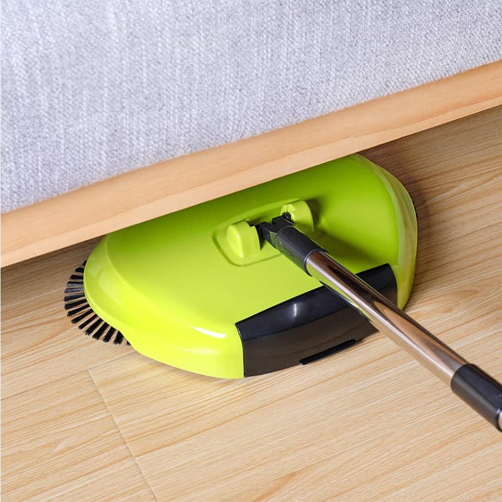 Machine de Balayage Manuelle Multifonction, Balai Rotatif à 360 degrés, Outil de Nettoyage Non électrique pour Balai et Pelle à poussière
