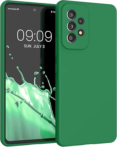 Miniatura 30 de kwmobile Funda Compatible con Samsung Galaxy A52 / A52 5G / A52s 5G - Cubierta de Teléfono de Silicona TPU con Acabado Suave - Macchiato