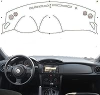 Vista 2 de CHEAYAR Cubierta protectora para tablero de salpicadero, cubierta solar compatible con Subaru BRZ 2013-2020, tapete interior para tablero