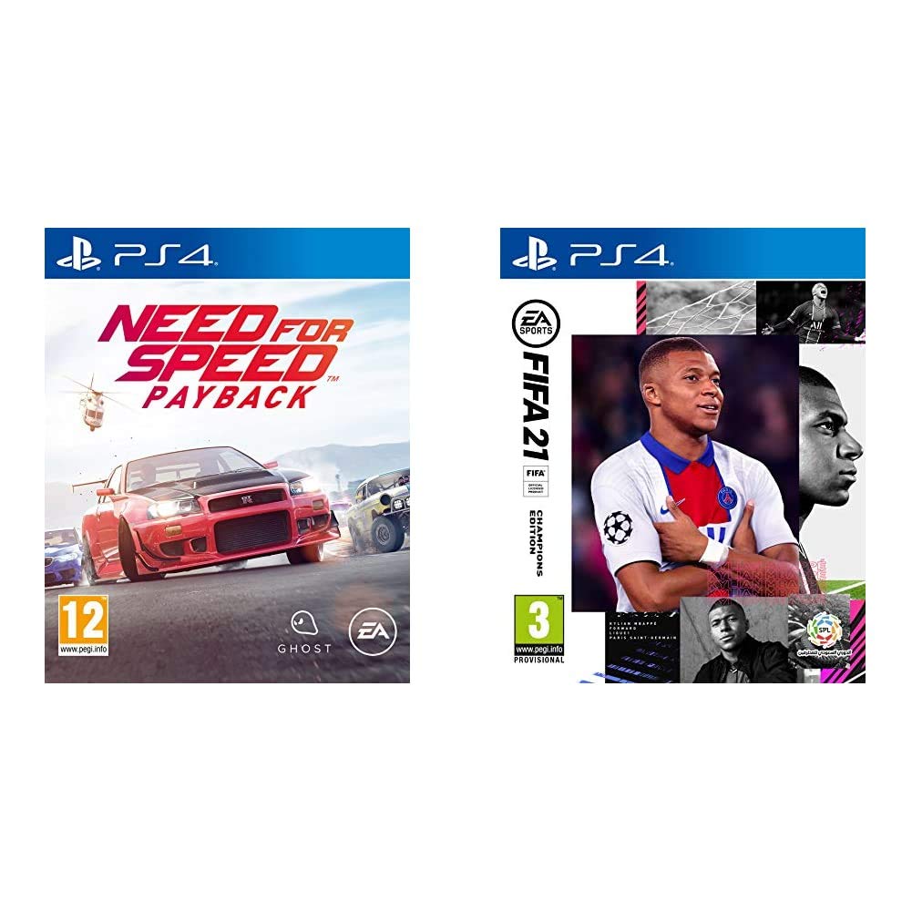 FIFA 21 Champions Edition (PS4)+Need for Speed Payback (PS4)