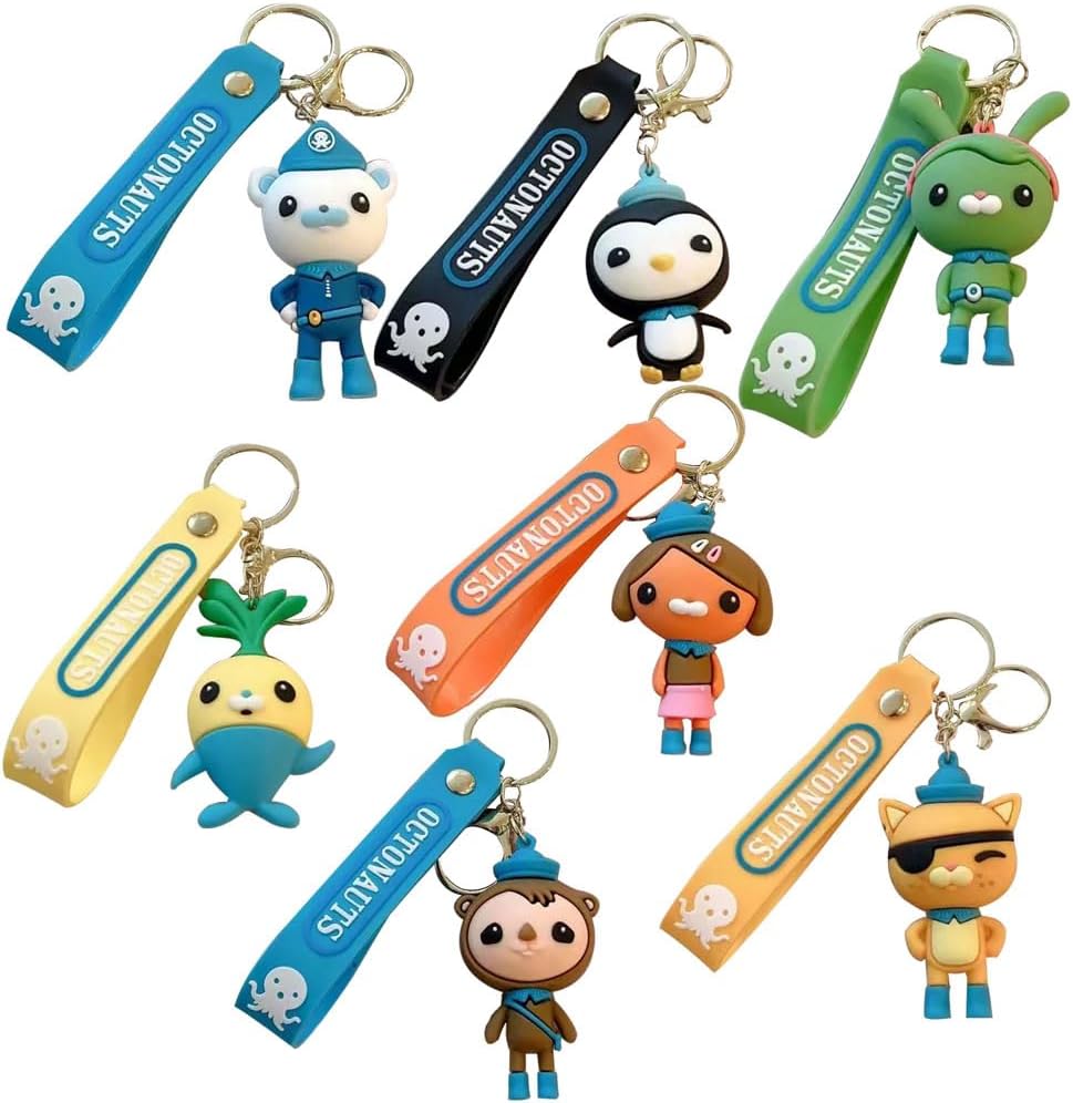 suliutoysOctonauts Pendant Action Figures Toy, Barnacles Peso Kwazii Shellington Dashi Tweak Vegimals Cartoon Doll