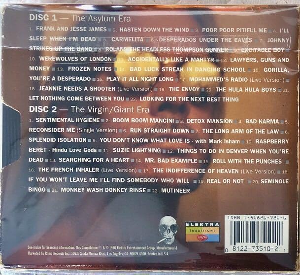 国内版2CD！Warren Zevon/ ウォーレン・ジヴォン/ Sleep When I'm Dead