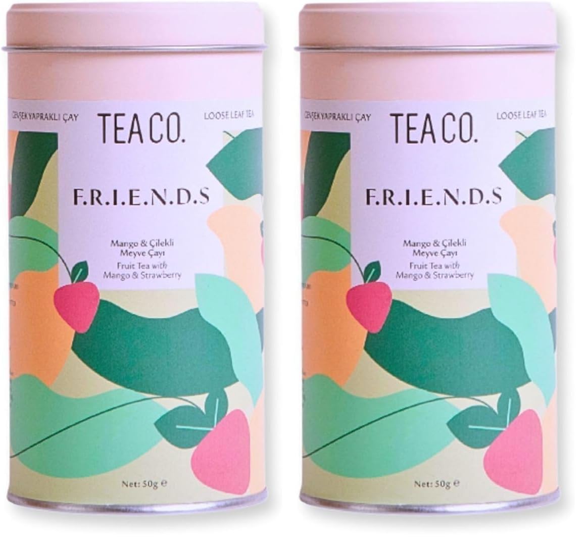 TEA CO. F R I E N D S 50gr Teneke Kutu (2 paketi)