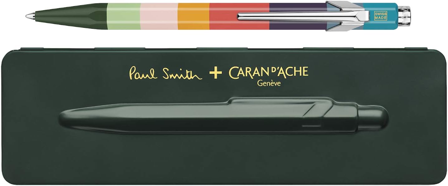 Caran d'Ache Paul Smith 3rd Edition 849 Ballpoint Pen - Racing Green, 0849.729