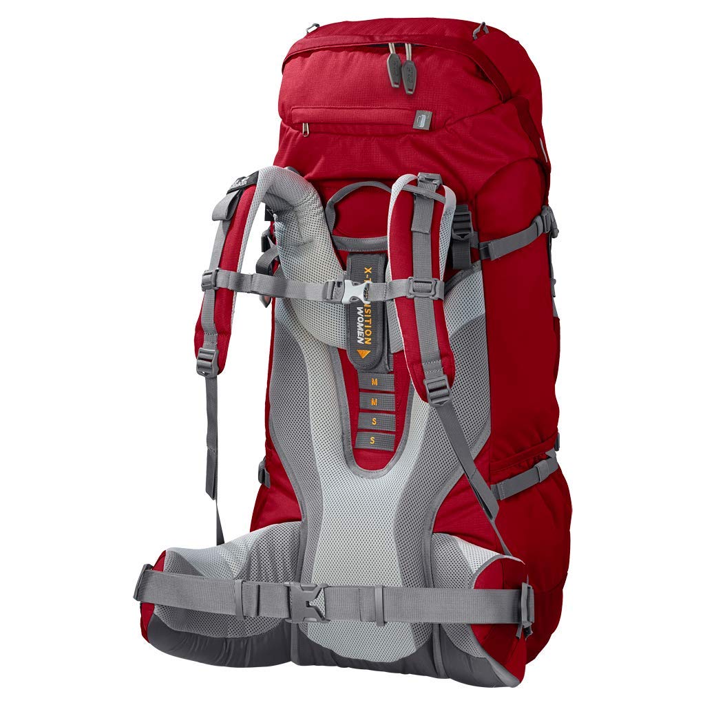 Jack Wolfskin Womens Denali Rucksack Indian Red 60 L