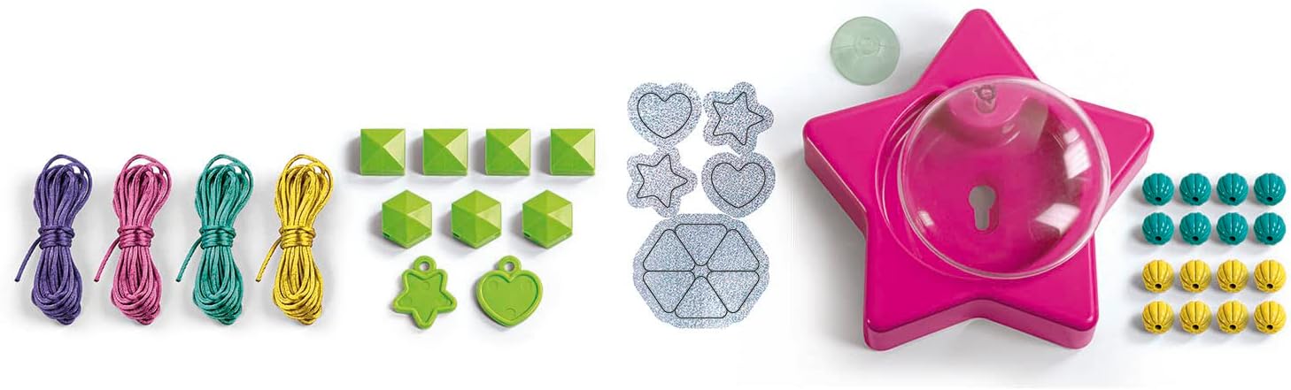 Clementoni Crazy Chic Bracelets d'Amitié: Jeu Créatif avec Perles et Fils (7+ Ans) - Description