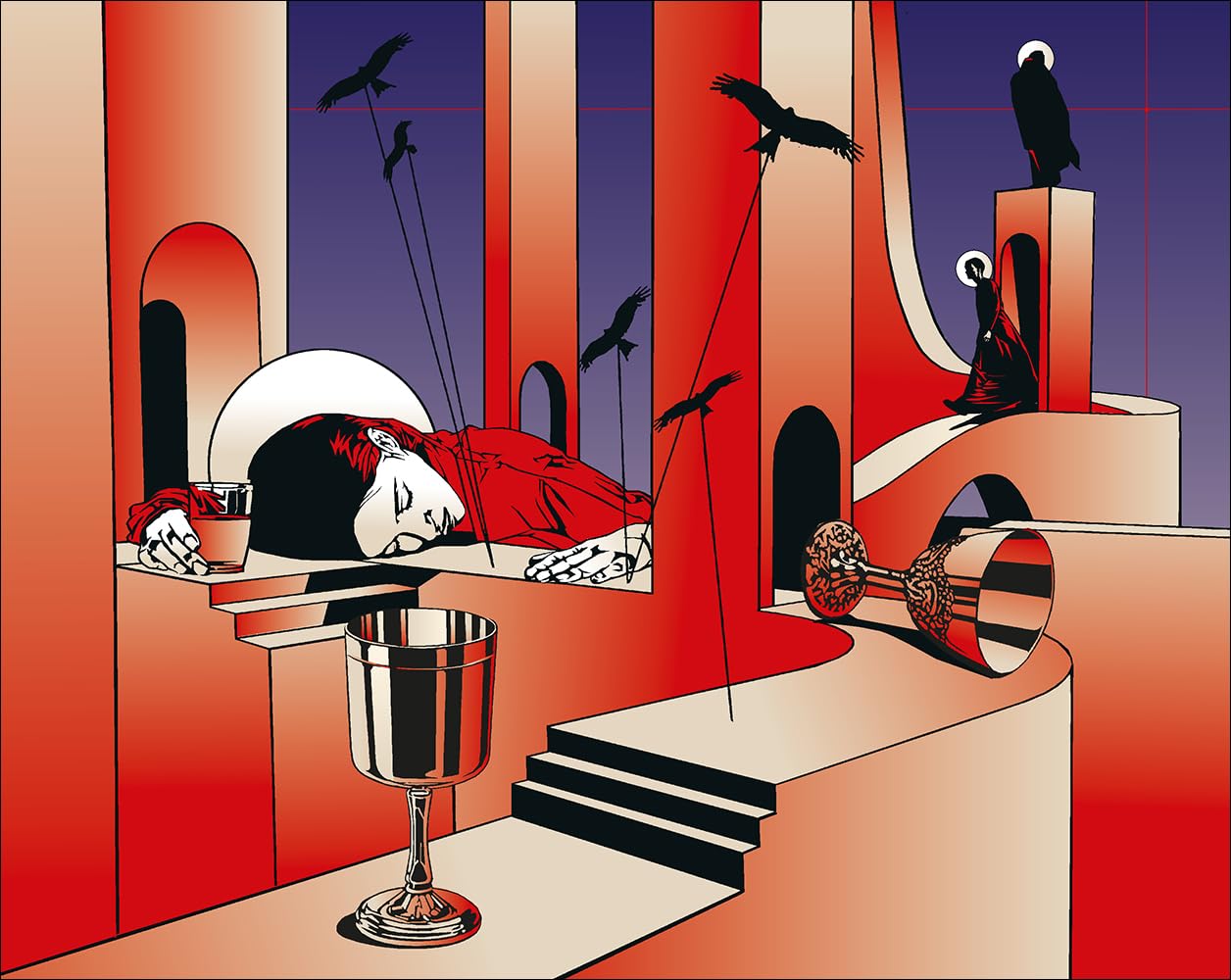 Die Nibelungen: Farbintensiv und ausdrucksvoll in Szene gesetzt vom Illustrator Burkhard Neie | Großformatige Sonderausgabe (Insel-Bücherei)