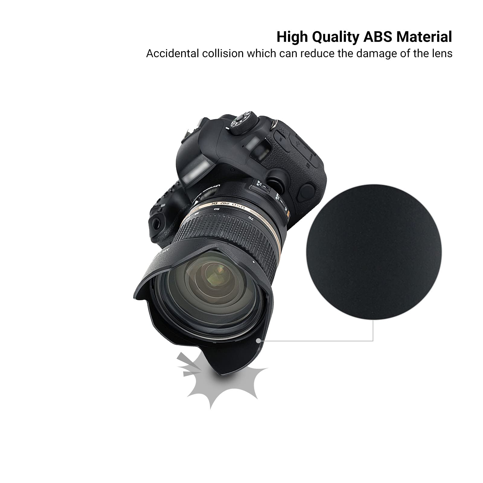 Amazon | JJC 可逆式 レンズフード Tamron HA007 互換 Tamron SP