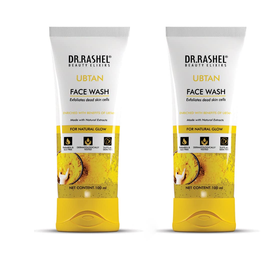 DR.RASHEL Ubtan Face Wash For Men & Women Concentrate for Deep