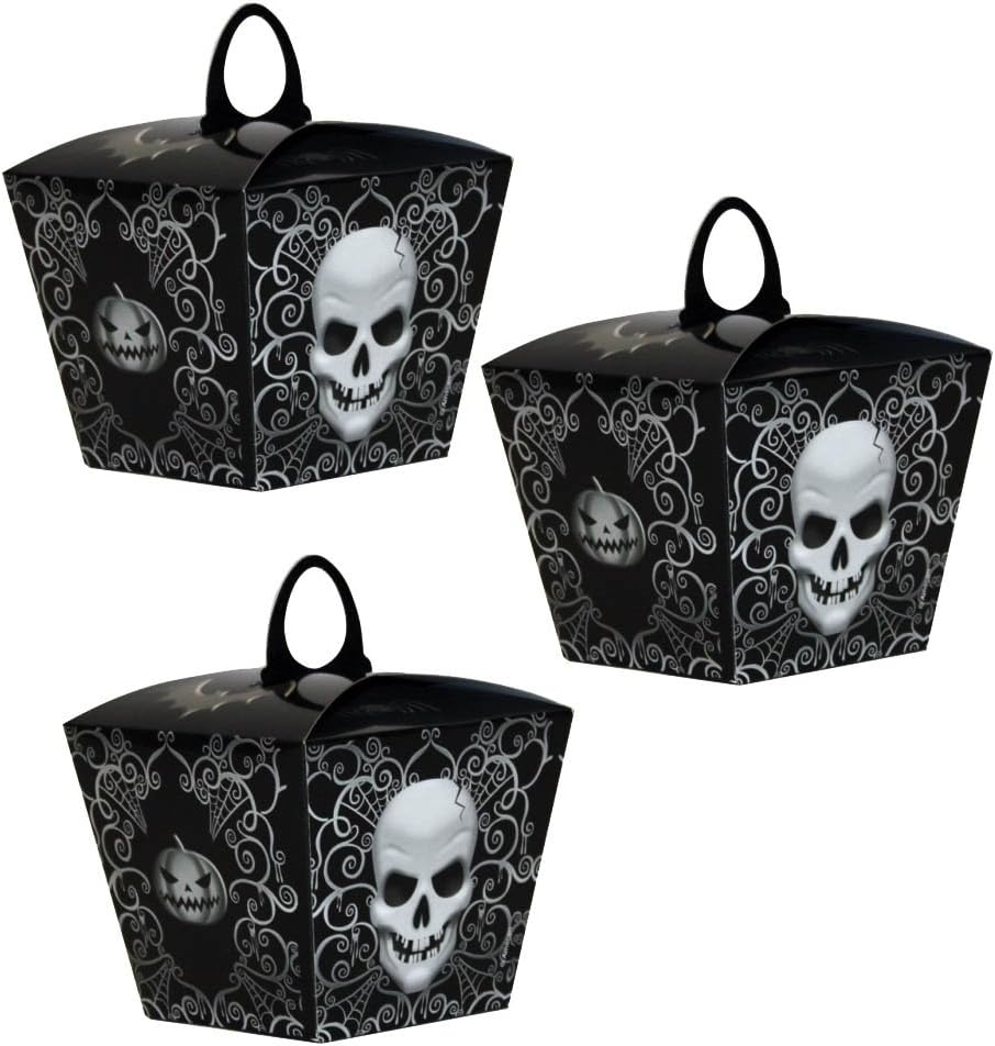 6 Cardboard Boxes for Halloween One Size