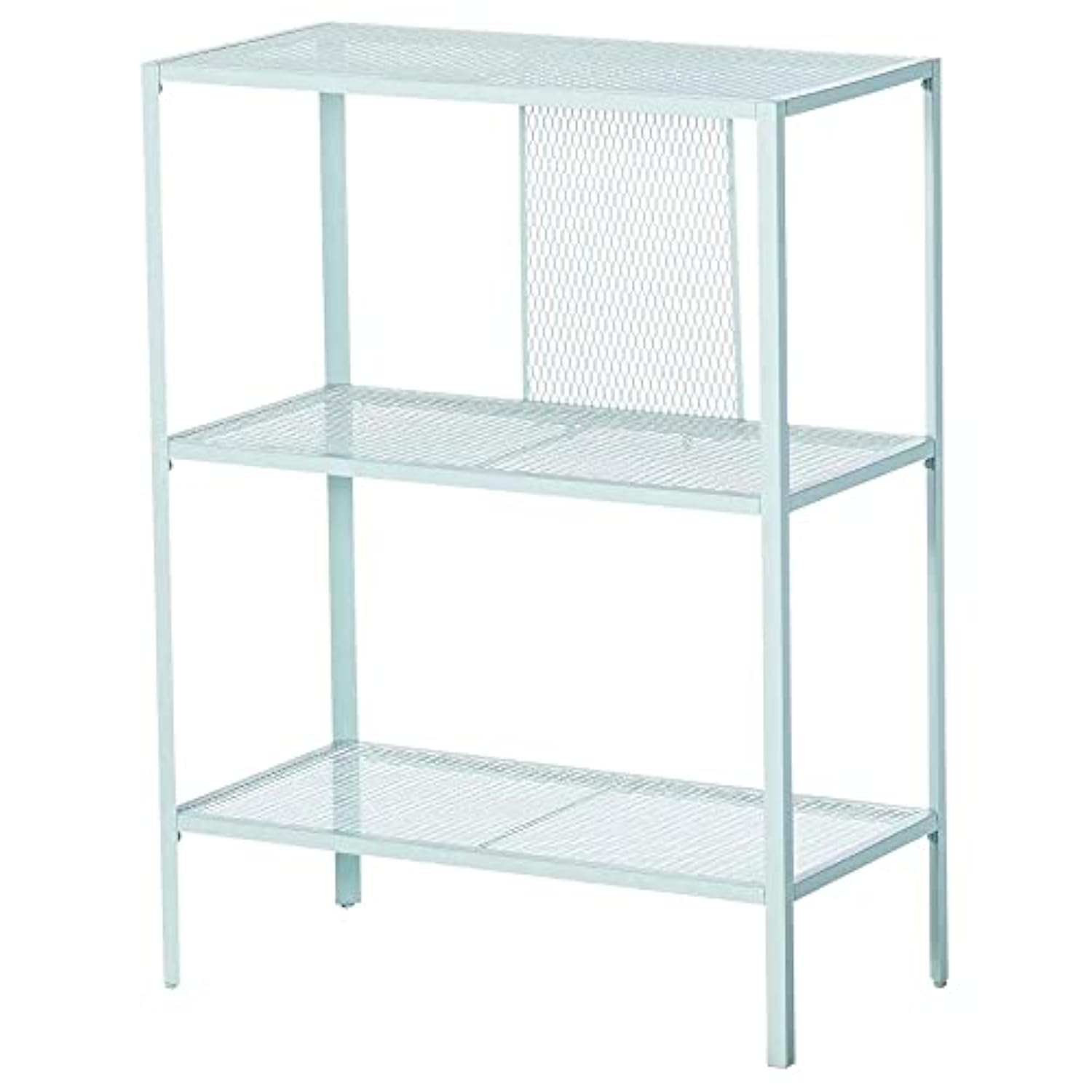 Ikea BAGGEBO Shelving Unit, Metal/Light Turquoise 60x30x80 cm (23