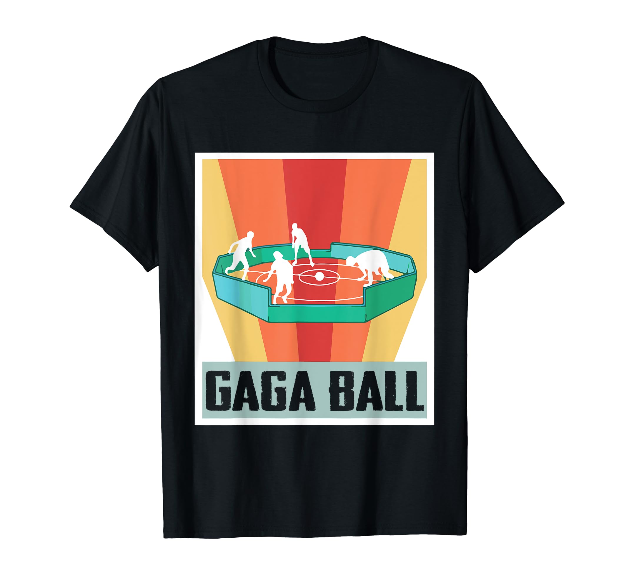 Retro Gaga Ball Outfit Ball Ninja Costume Dodgeball Fan T-Shirt