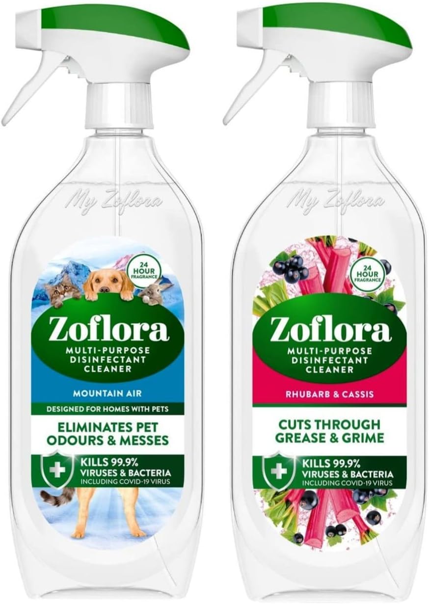 Buy Zoflora Multi Purpose Disinfectant Cleaner Spray, 800 ml, Mountain