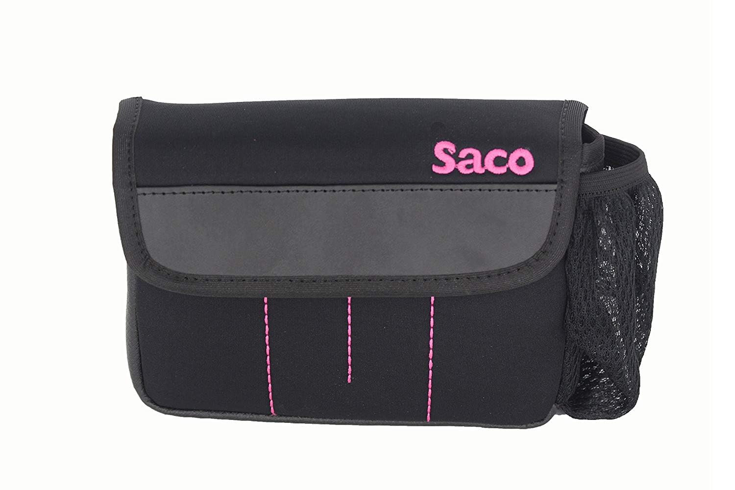 Saco Soft Carry Case Bag for USB Cable, Travel Adapter, Laptop Mobile Charger, Power Bank, Ear Phones,Hard Disk, Digital Accessories Organiser (17 x 13 x 5 cm LxHxW)