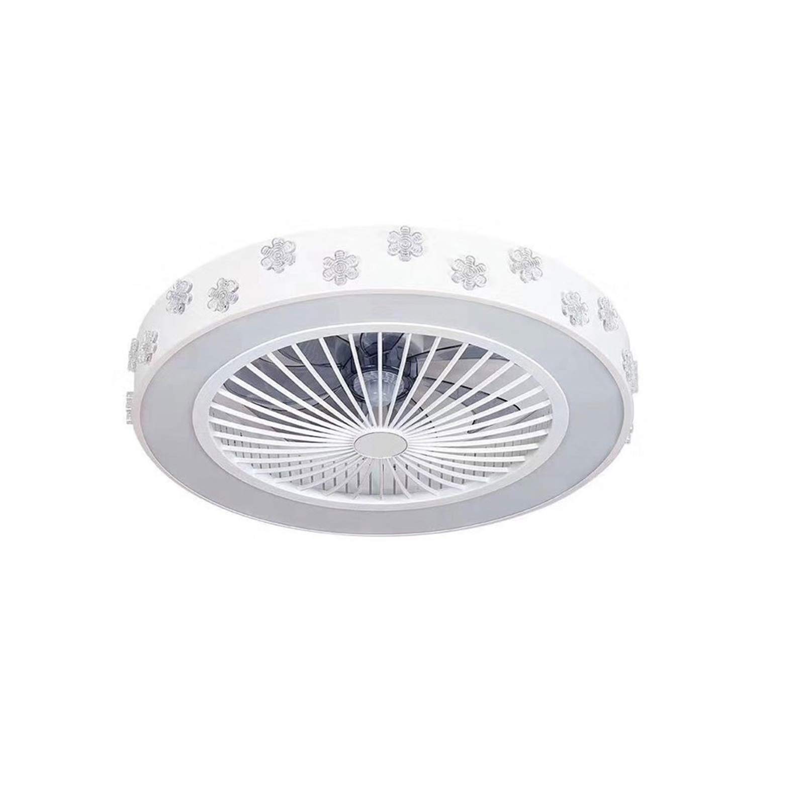 Lustre ventilateur invisible LED pour un salon frais et lumineux en été