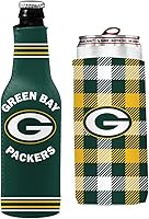 Vista 128 de Soporte aislante para latas y botellas de fútbol americano enfriador de bebidas Huggie (Nueva Orleans (Saints) - Negro)