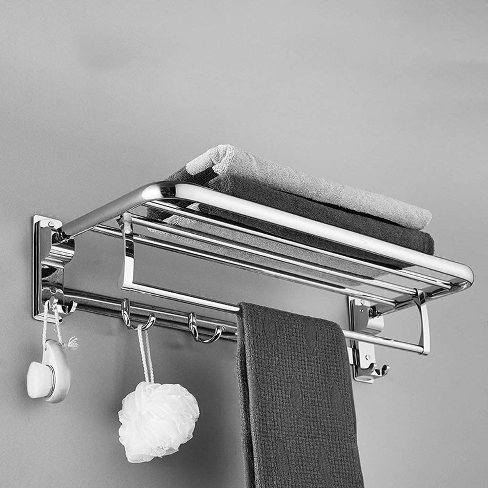 Badetuchhalter Handtuchhalter Handtuchregal Klappbarer Handtuchhalter Aus Edelstahl Bad Wandmontierter Handtuchhalter Toilette Badezimmerregal Hotelschienenregal Aktivitätstyp Handtuchhalter Handtuchs