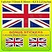 BRITANNIQUE UNION JACK Drapeau du Royaume-Uni Bretagne UK, 110mm Vinyle Autocollant, x1+2 BONUS Stickers